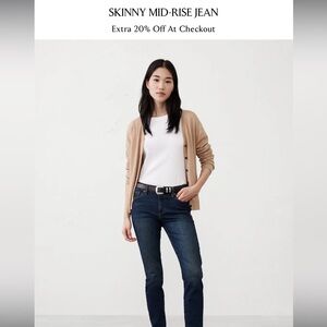 Banana Republic Dark Blue Skinny Jeans